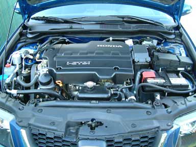 Dieselmotor des Honda Accord. 