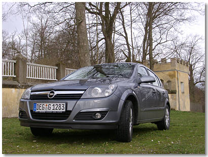 Testfahrt mit dem neuen Opel Astra. 