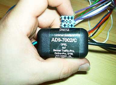Dietz-Adapter fuer Lenkradfernbedienung und Becker Pro. 