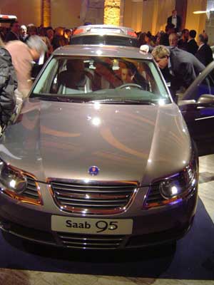 Front der Saab 9-5 Limosine. 