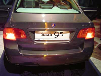 Heck der Saab 9-5 Limosine. 