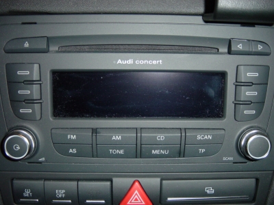 Endlich MP3-fähig: das neue Audi Radio Concert 3 als Doppel-Din-Format. 