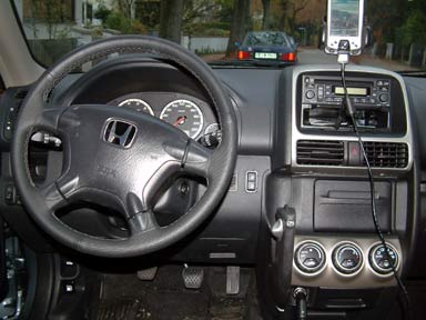 Cockpit des Honda CR-V. 