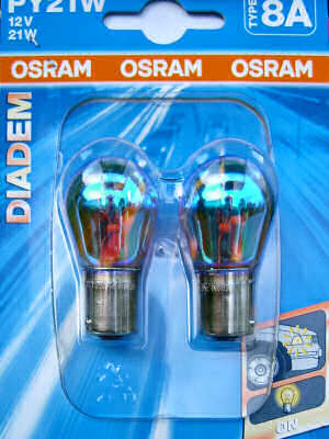 Diadem-Blinklampen von Osram. 