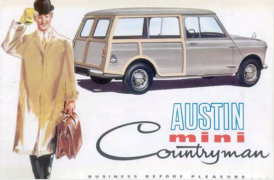 Die schlichte Eleganz des Austin Mini Countryman. 