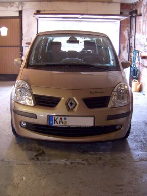 Renault Modus mit weißen Frontblinkern. 