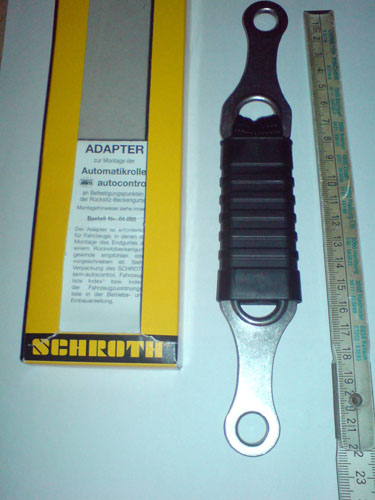 Schroth Adapter Nr. 01003 für asm autocontrol. 