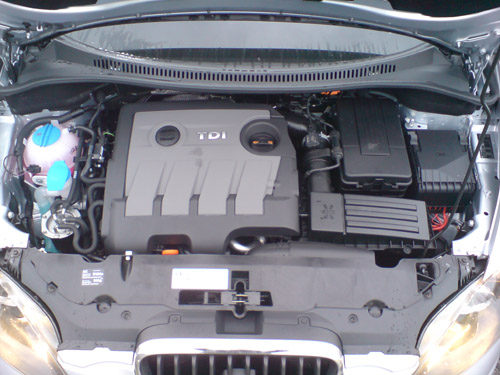 TDI-Motor im Altea XL. 